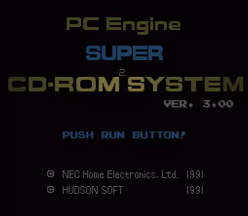 jeu Super CD-ROM2 System V3.00